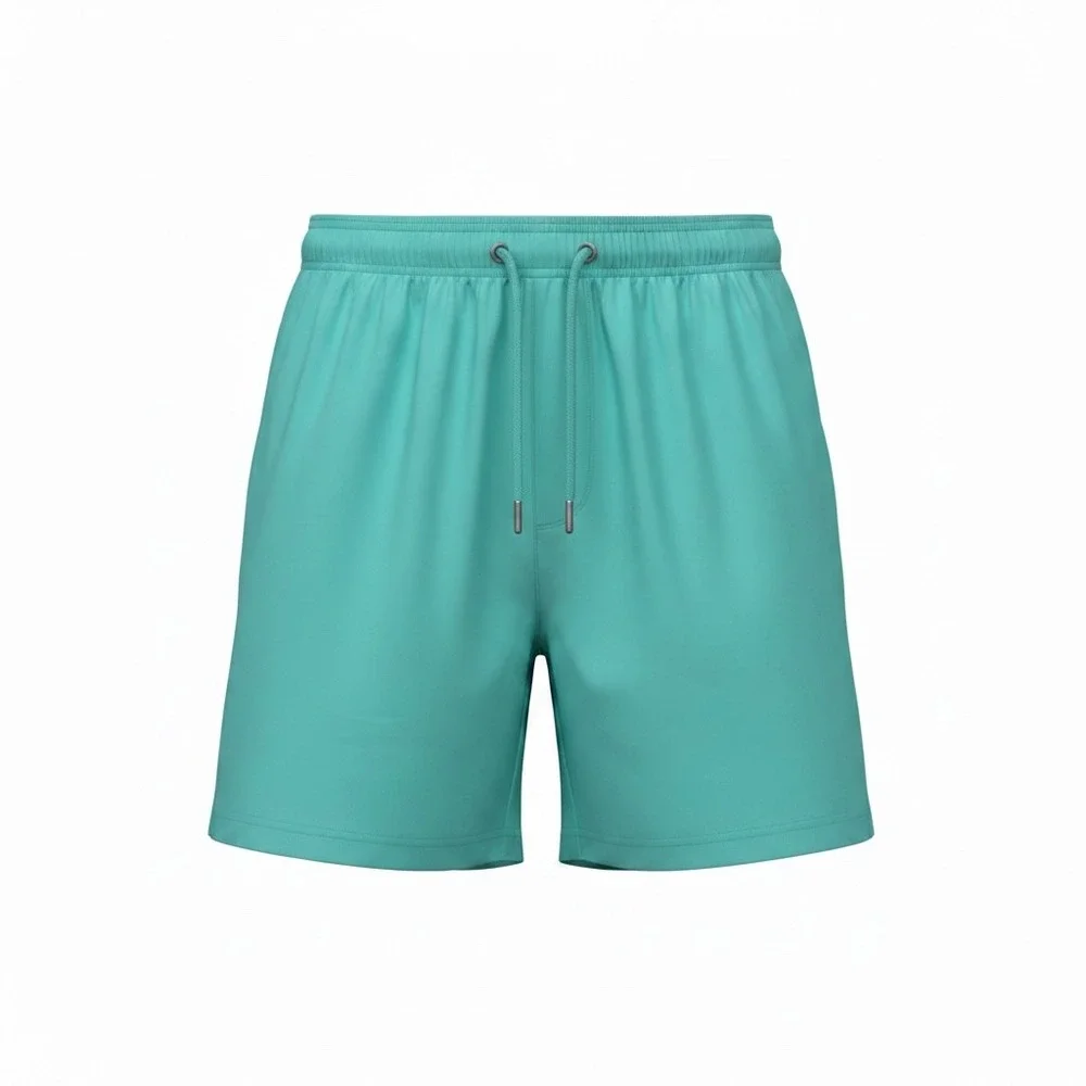 Caribbean Waveliner Mens 3XB Swim Trunks Teal Green 6‎ Inseam Boxer Brief Liner